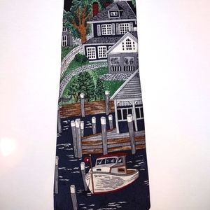 New England Village Novelty Tie